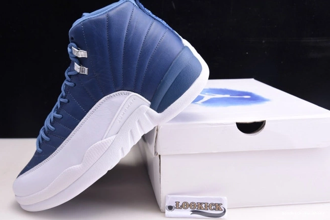 Rep 12 Blue Jordan Air 130690-404 Retro Stone 0731